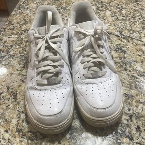 Nike All white Air Force One size 12 men